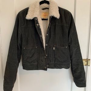 Levi’s corduroy sherpa-lined jacket